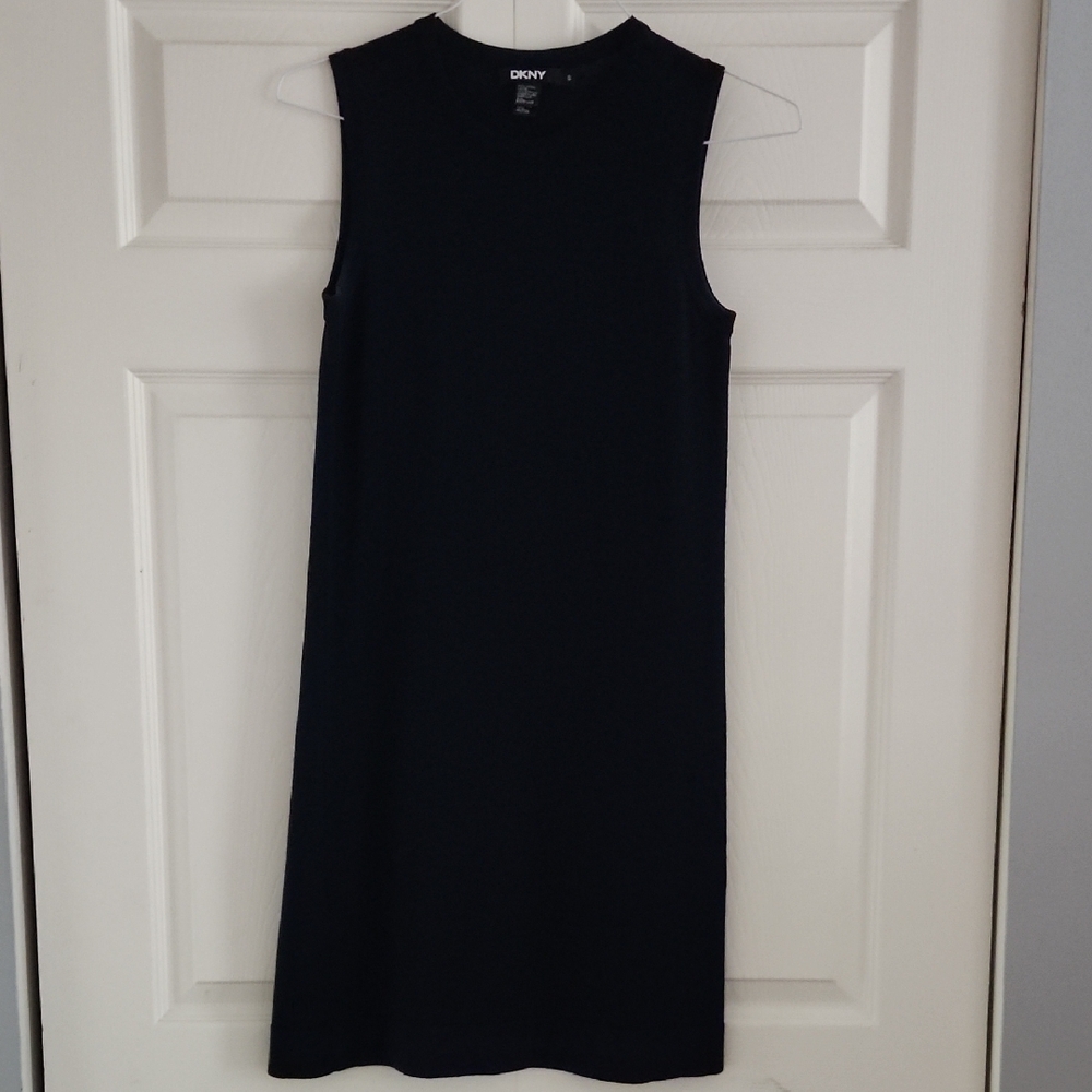 DKNY Classic Black Knit Dress